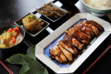 chicken teriyaki set