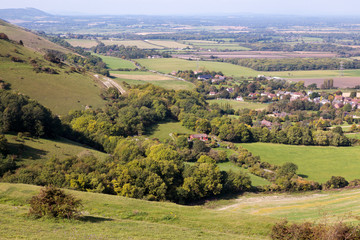 Fototapeta na wymiar Rolling Sussex countryside