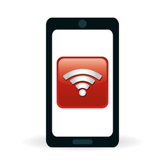 Technology design. social media icon. smartphone concept