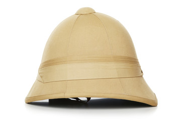 safari hat isolated on white background