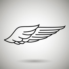 wings icon design 