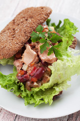 Tuna salad sandwich