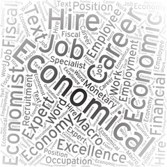 Obraz premium Economical ,Word cloud art background