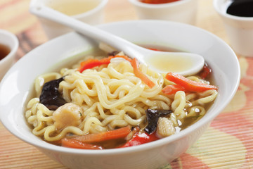 Asian noodle soup