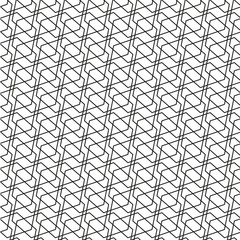 Monochrome elegant seamless pattern. Mathematical abstract seamless pattern