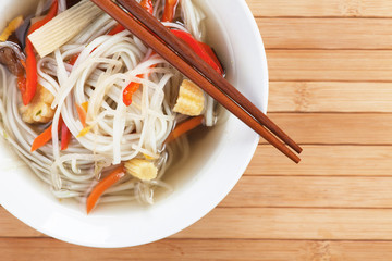 Asian noodle soup