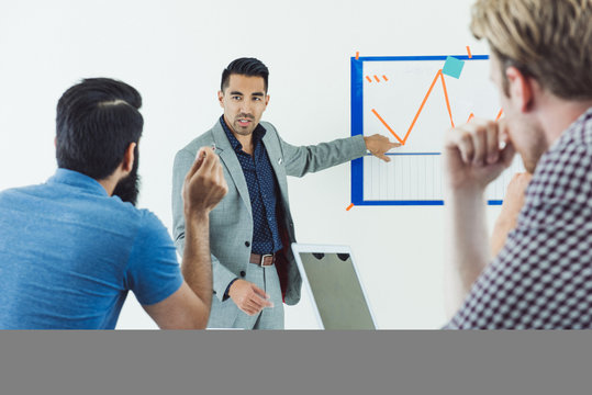 Business people in brainstorming meeting