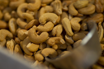 cashew nuts and scoop.