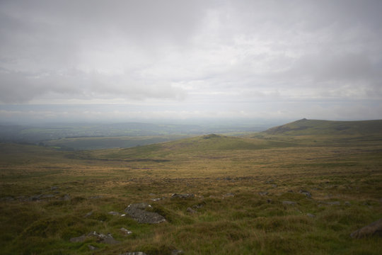 View of Dartmoor, Devon, UK