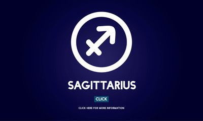 Sagittarius Zodiac Horoscope Sign Galaxy Concept