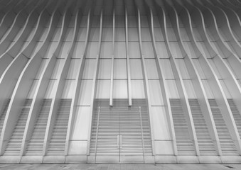 Fototapeta premium Futuristic metallic door or gate