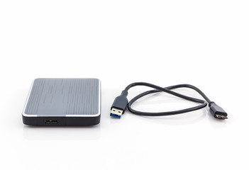 External hard drive for backup.