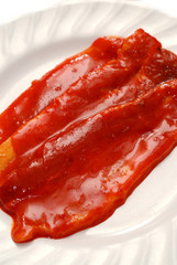 Obraz premium Pork Sliced Korean food