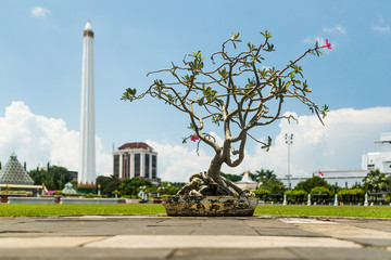 Obraz premium Museum Tugu Pahlawan in Surabaya, East Java, Indonesia