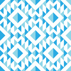 Ethnic seamless pattern. American tribal geometric background. Stylish navajo fabric. Modern abstract wallpaper. Vector illustration.