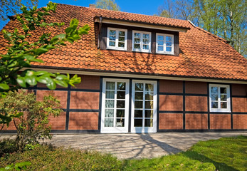 Fachwerkhaus mit Terrasse