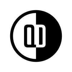 INITIAL CIRCLE HALF LOGO QD