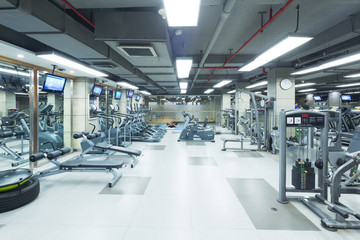 Fototapeta premium design and equipment in modern gym