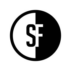INITIAL CIRCLE HALF LOGO SF
