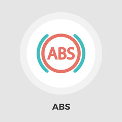 ABS flat icon.