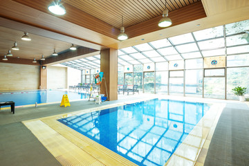design of swimming pool in modern gym