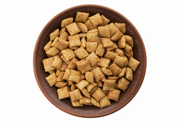 handful of dry cereal