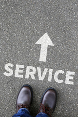 Service Kundenservice Dienstleistung Beratung Business Konzept