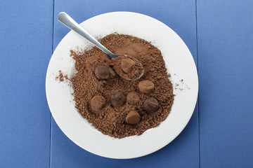 chocolate powder
