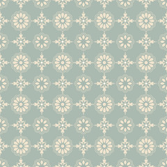 Elegant antique background 343_round cross flower