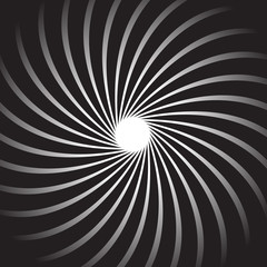 abstract twist, swirl, rays radial stylish background