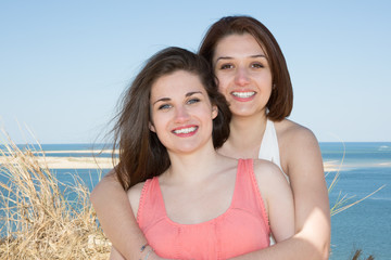 Happy summer vacation - summer woman portrait