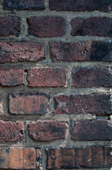 Backsteine als Hintergrund