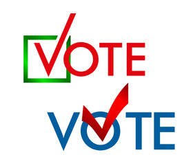 Voting Symbols vector template