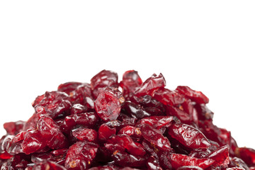 heap of dried cranberries