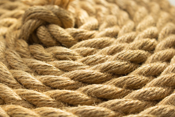Fototapeta na wymiar ship rope as background