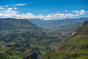 Obraz premium Beautiful Natural view from The Colca Canyon, the deepest canyon