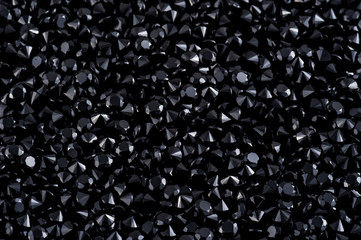 Luxury black jewelry gems