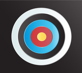 Target Archery art vector background