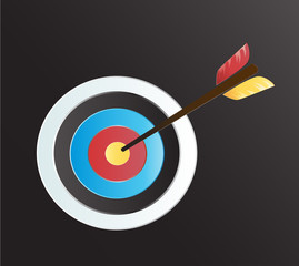 Target Archery art vector background