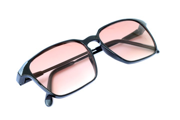 Image of sunglasses on white background.