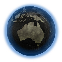 Australia on Earth of oil