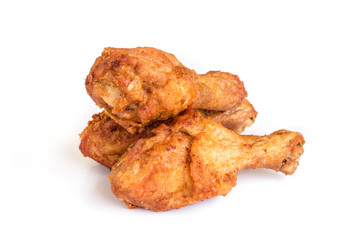 Golden  fried chicken.