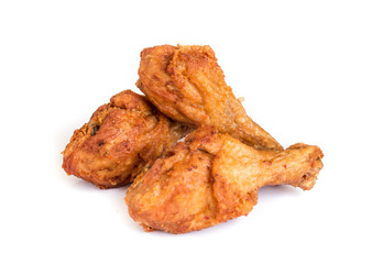 Golden  fried chicken.