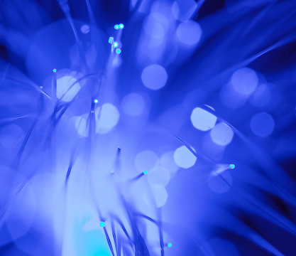 Abstract Background Of  Blue  Spot Lights