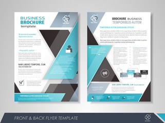 Business brochure cover design