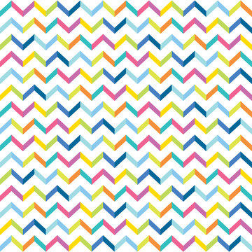 colorful chevron pattern