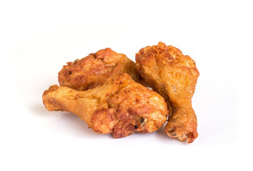 Golden  fried chicken.