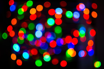 Holidays lights background