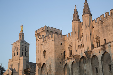 Cathedral and Palais des Papes Palace; Avignon