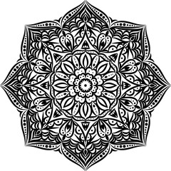 vector, circular pattern, Mandala, Oriental motifs, Kaleidoscope